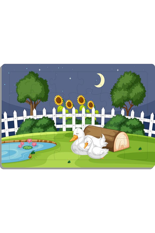 Ahşap Çocuk Yapboz Puzzle Seti 5’li (model-3) - 2
