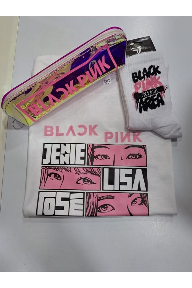 Blackpink T Shirt Pencil Holder Socks