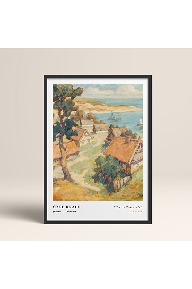 Black Wooden Framed Painting Framed Poster Artistic Modern Wall Decor (Cls001-Black-40X60)