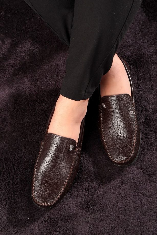 Fruga Hakiki Deri Erkek Günlük Ayakkabı, Loafer Ayakkabı, Hafif Ayakkabı, Deri Loafer Ayakkabı - 1
