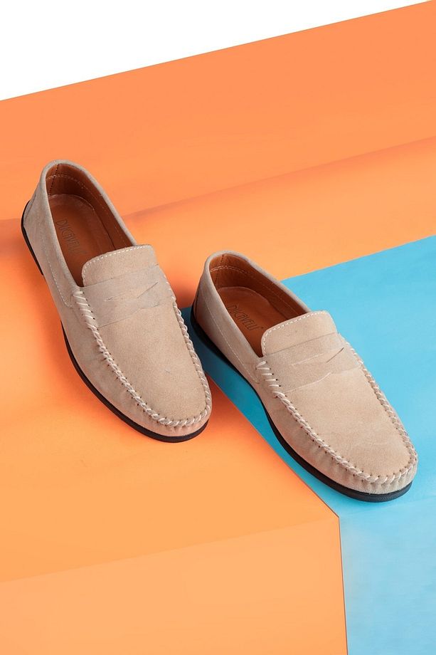 Naran Hakiki Deri Erkek Günlük Ayakkabı, Loafer Ayakkabı, Hafif Ayakkabı, Süet Ayakkabı - 5