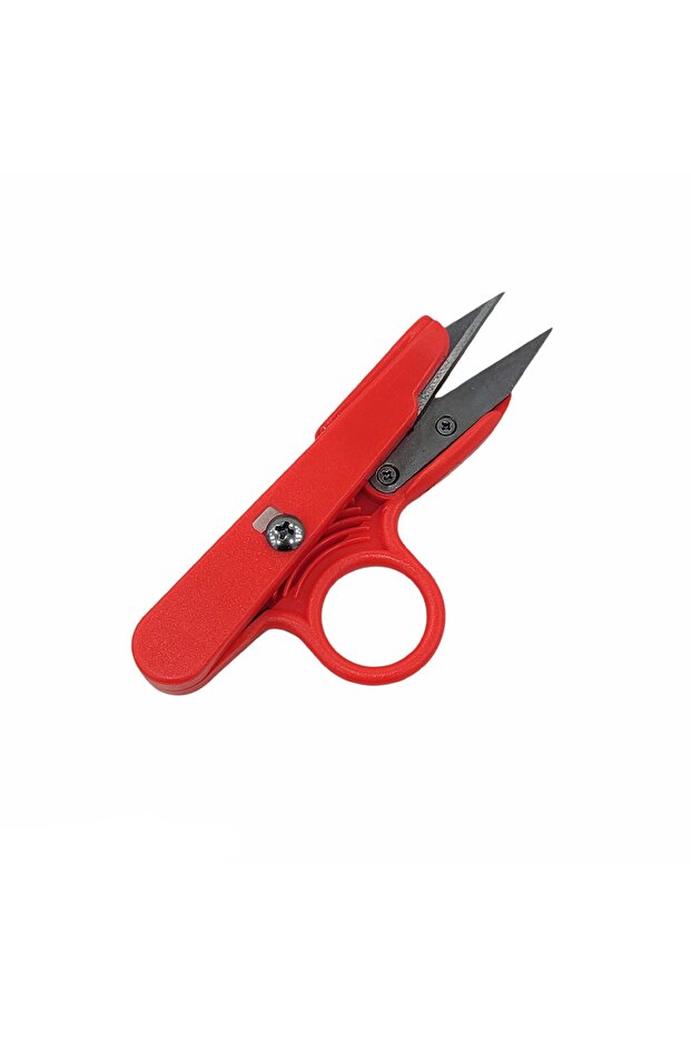 Thread Cleaning Scissors - Red Snap Scissors - 1