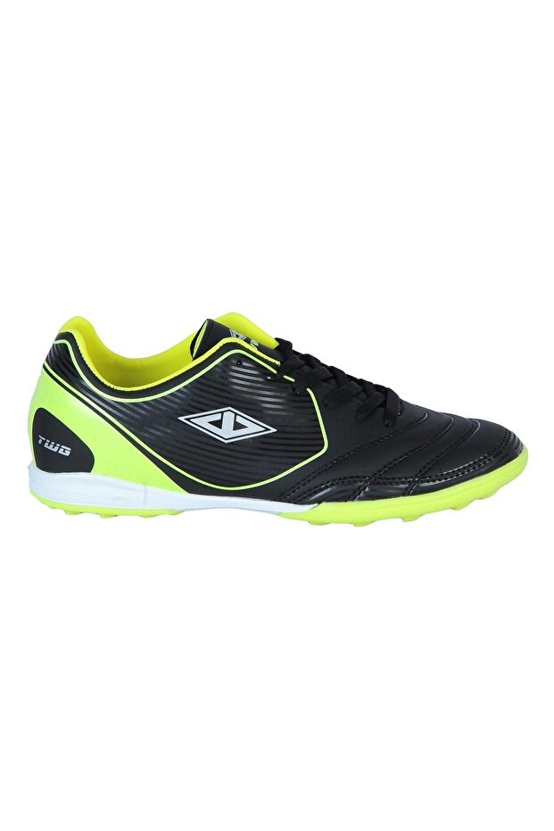 205-1 Black-yellow Astroturf Men's Football Shoes