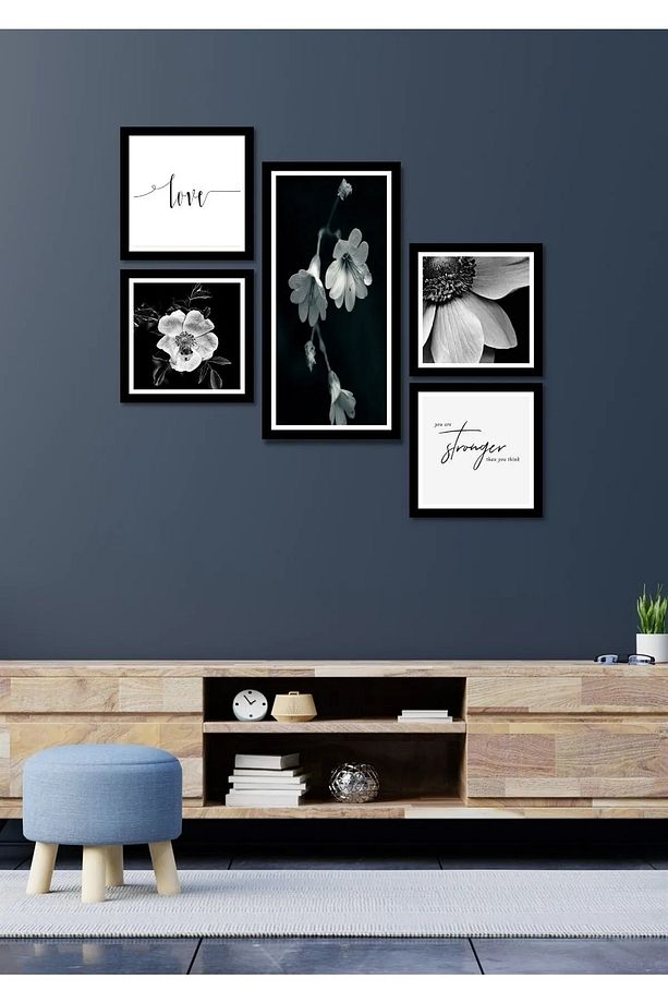 Collage Style 5 Parçalı Mdf Tablo Atf292 - 5