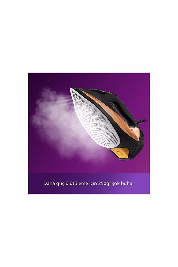 Azur Siyah/gold Buharlı Ütü - 3