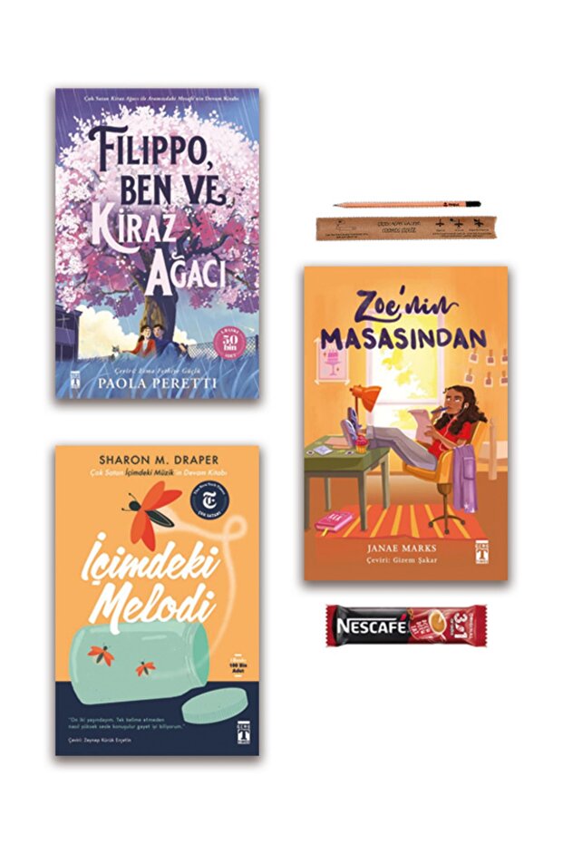 Filippo Ben Ve Kiraz Ağacı - Içimdeki Melodi - Zoe Nin Masasından Set 3 Kitap