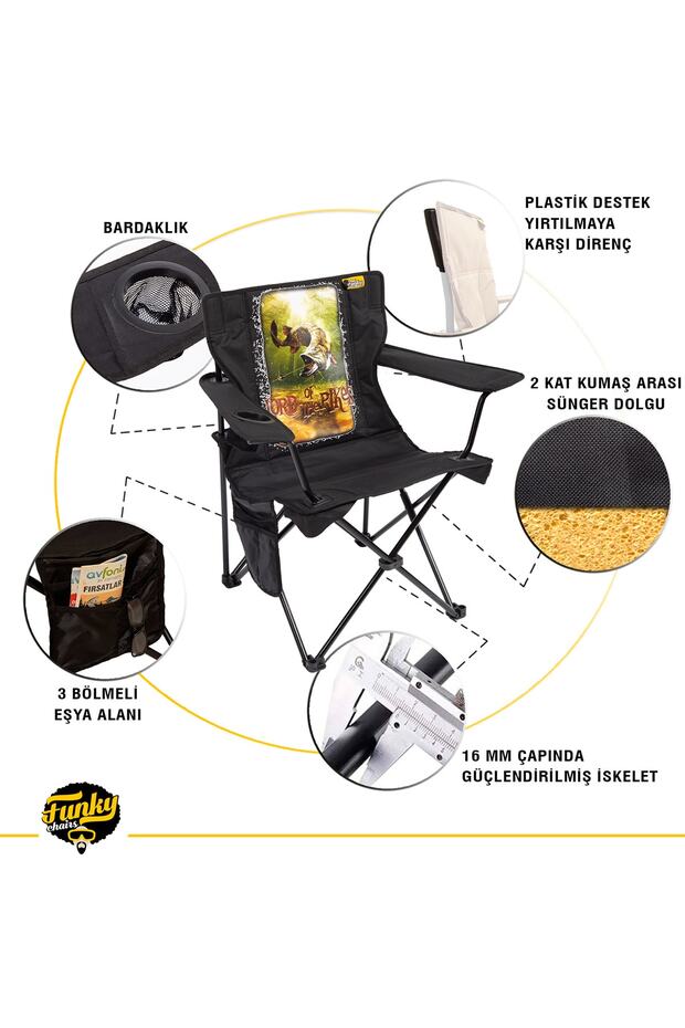 Pike Lüks Kamp Sandalyesi V2 - 5
