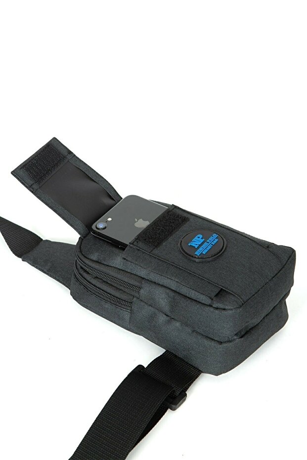 Belgrat Crossbody Bag with Phone Compartment Black Yellow
