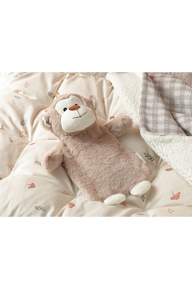 Little Monkey Pelüş Çocuk Sıcak Su Torbası 750 Ml Bej - 1