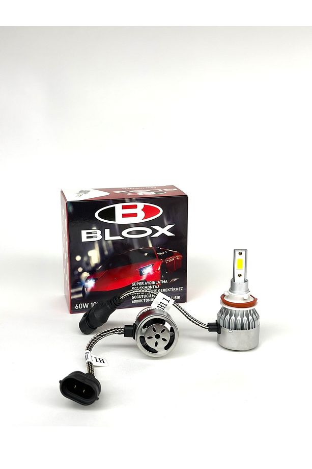 H11 Soğutmalı Led Xenon Led Zenon Kelvin Şimşek Etkili Led Xenon Far Ampulü Beyaz - 2