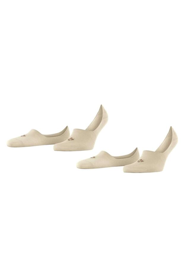 Herren Füßlinge, 2er Pack - Everyday IN, Anti-Slip Heel, einfarbig - 1
