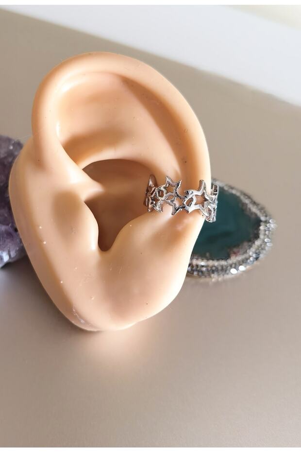 غطاء أذن مضغوط بنمط نجمة - هيليكس مدارية قطعة واحدة - 4