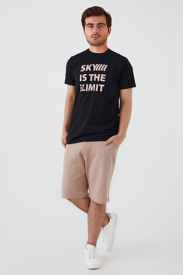 Yeni Sezon Pamuklu Erkek Şort Pijama Takımı - 1