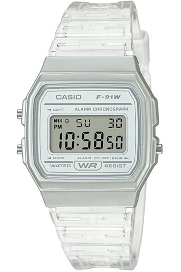 ساعة يد كلاسيكية للجنسين - F-91WS-7DF