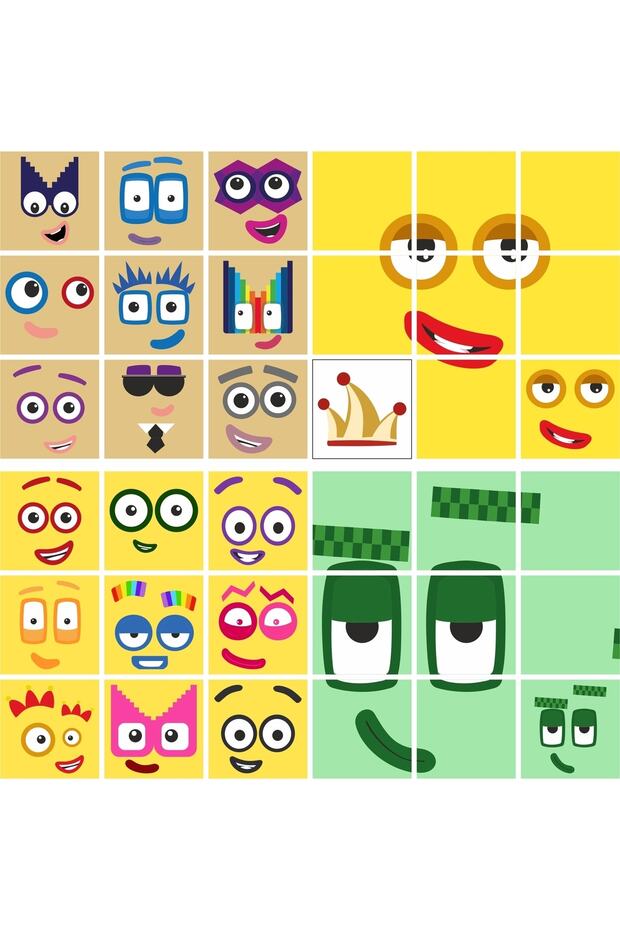 0-100 Number Block Matematik Eğitici Birim Küp Snapcubes Mega Paket Sticker 180 Adet - 4