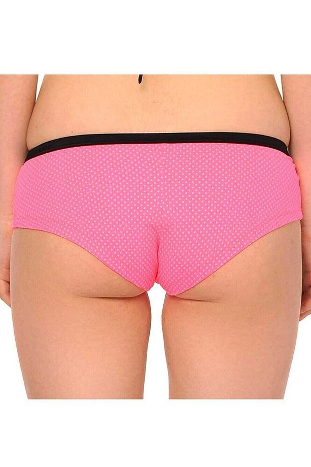Kadın Bikini Şort Tek Alt Skinny  Pembe 4865 - 2