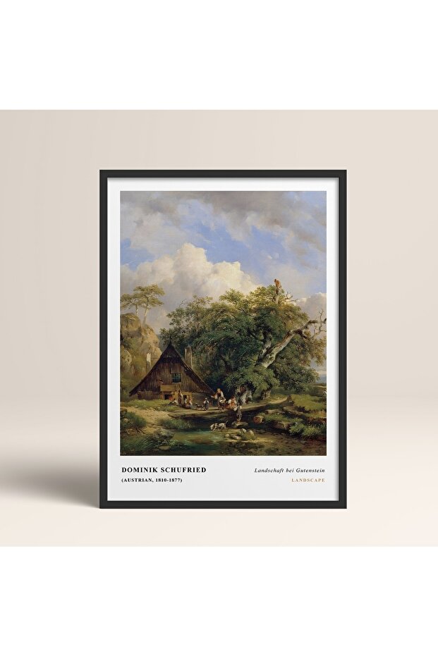 Black Wooden Framed Painting Framed Poster Artistic Modern Wall Decor (Cls006-Black-50X70)