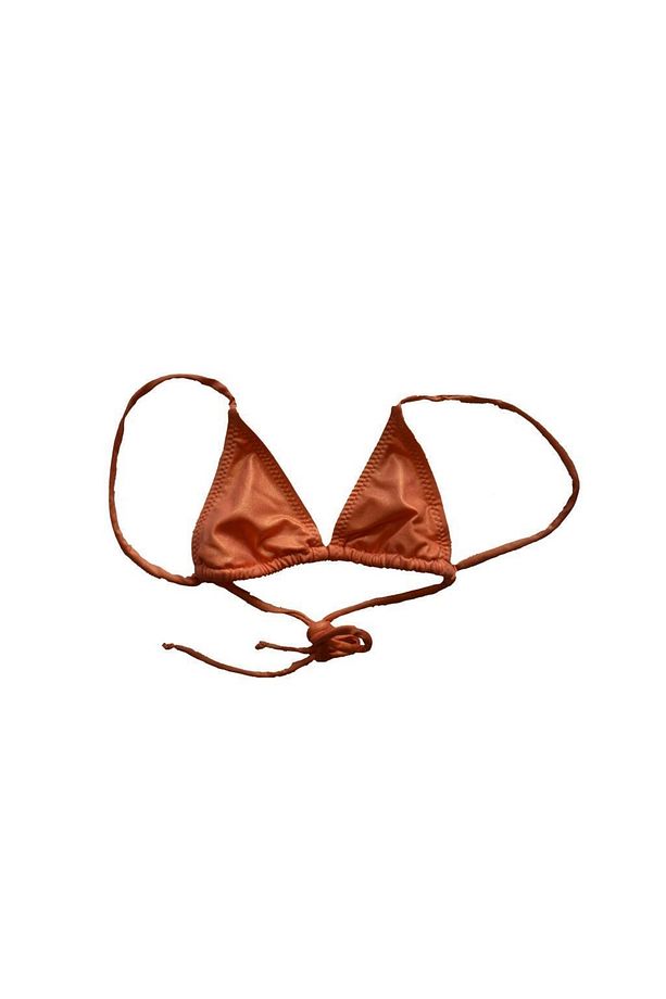 Parlak Kumaş Üçgen Kız Çocuk Bikini - 3