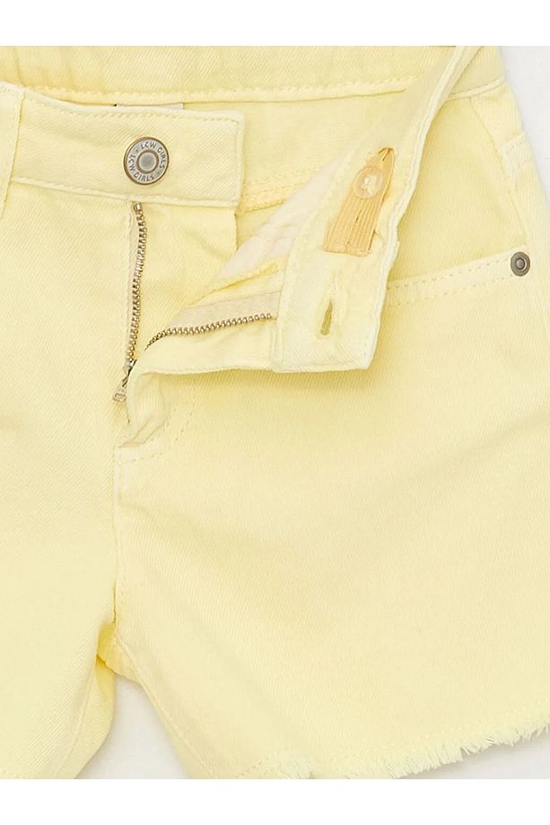 Lcw Kids Basic Kız Çocuk Jean Şort - 3