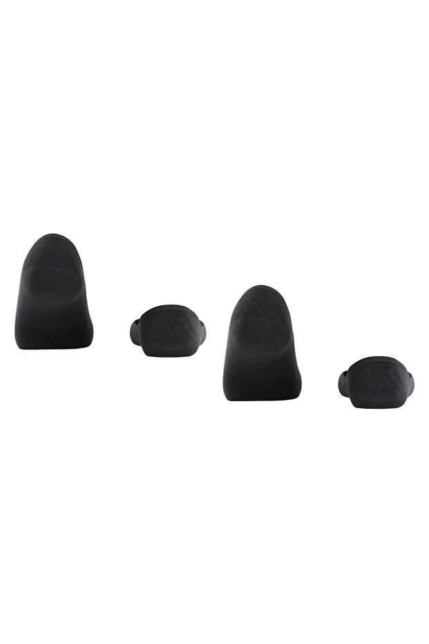 Damen Füßlinge, 2er-Pack – Everyday IN, rutschfester Absatz, einfarbig - 3