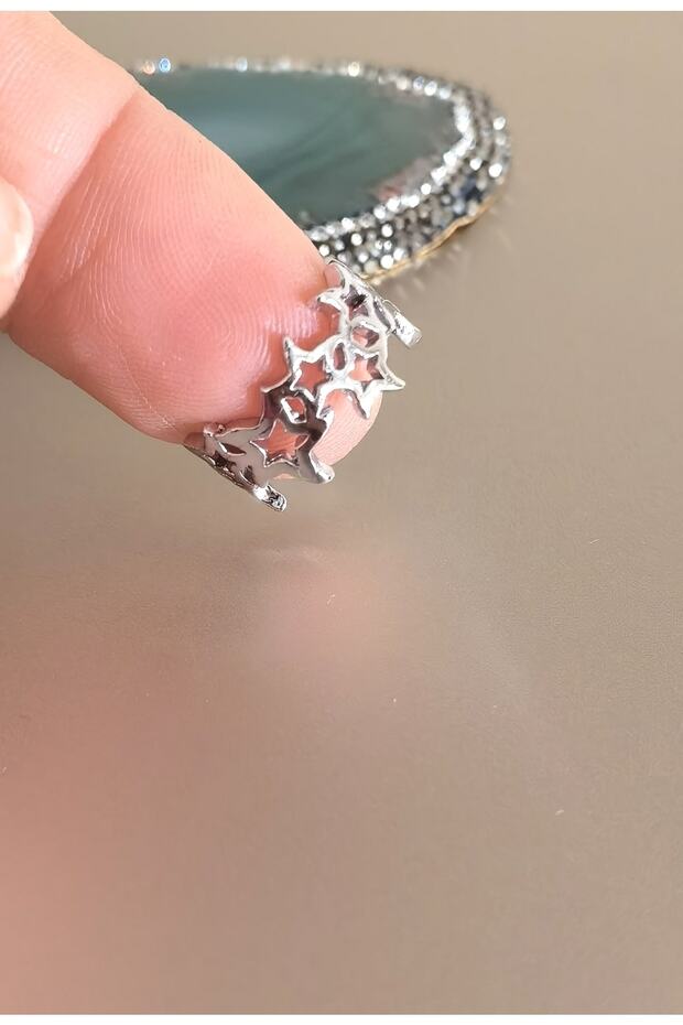 غطاء أذن مضغوط بنمط نجمة - هيليكس مدارية قطعة واحدة - 1