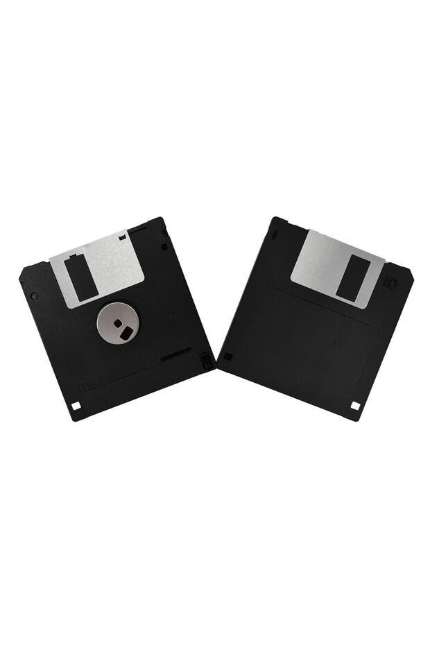 3.5" 1.44 Mb 10 Lu Paket Mf2hd Kutusuz Poşetli Floppy Disket - 5