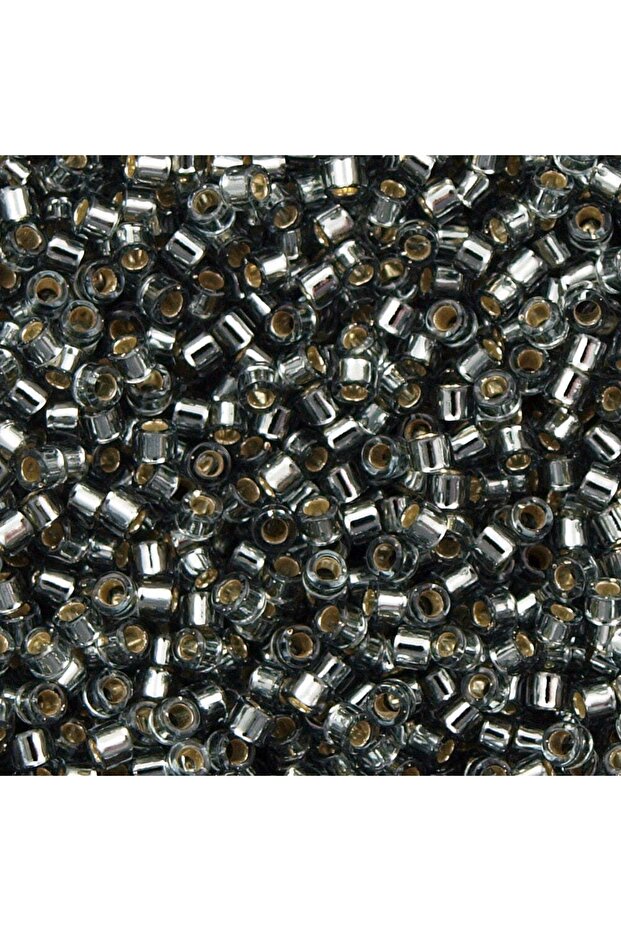 Original Miyuki Delica Beads 11 0 Db 48 Transparent Striped Gray No 198 7.5 Grams