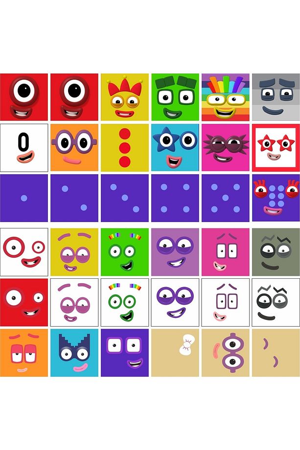 0-100 Number Block Matematik Eğitici Birim Küp Snapcubes Mega Paket Sticker 180 Adet - 3