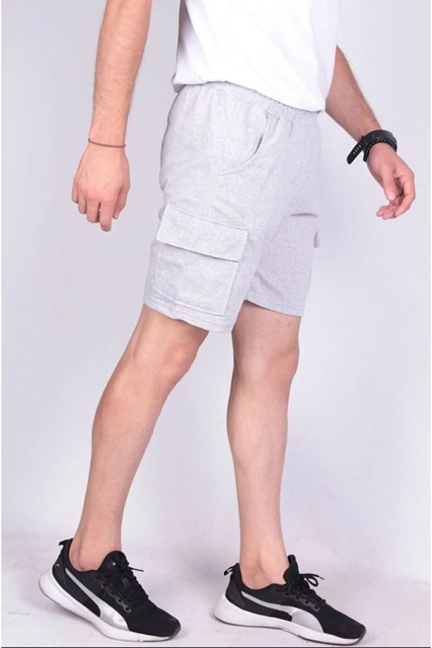 Erkek Regular Fit Kargo Cepli Şort - 1