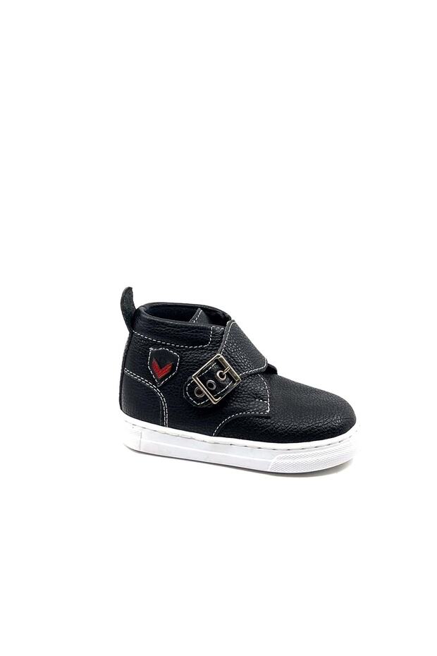 Şirin Young Alibo Orthopedic Sole Baby Black Children's Wool Boots