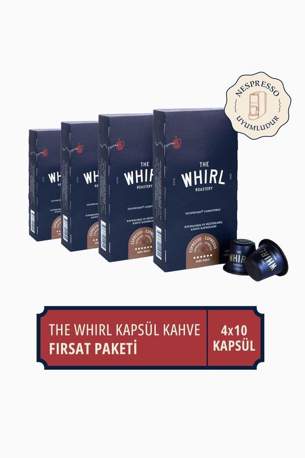 Espresso Brunette Capsule Coffee 4-Piece Opportunity Pack 40 Capsules