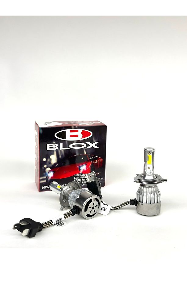 H4 Soğutmalı Led Xenon Led Zenon Şimşek Etkili Led Xenon Far Ampulü Beyaz - 2