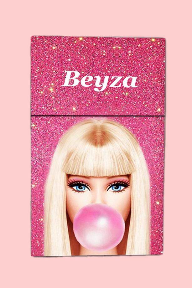 Barbie Baskılı Kişiye Özel Isimli Standart Boy Sigara Kutusu / Tabakası - 3