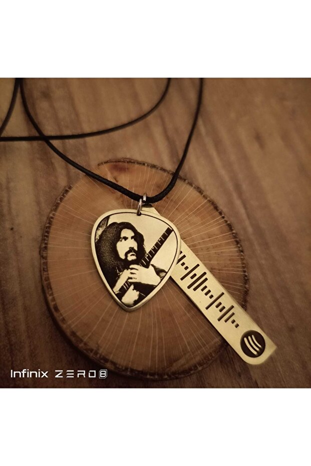 Barış Manço Pena Ve Spotify Kolye Set ( Istediğiniz Şarkıyı Belirtin) - 2