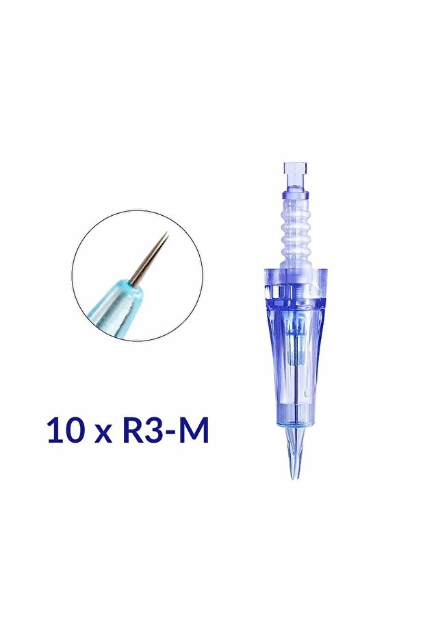 Dr Pen 3 Pin Permanent Makeup Needle R3-m 10 Pieces