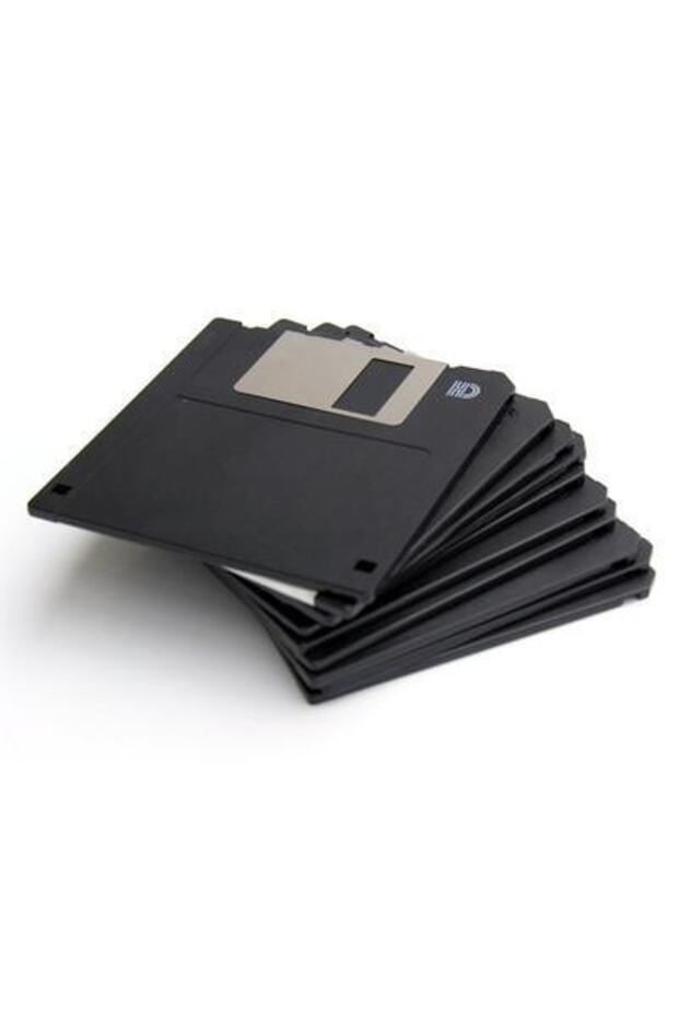 3.5" 1.44 Mb 10 Lu Paket Mf2hd Kutusuz Poşetli Floppy Disket - 2