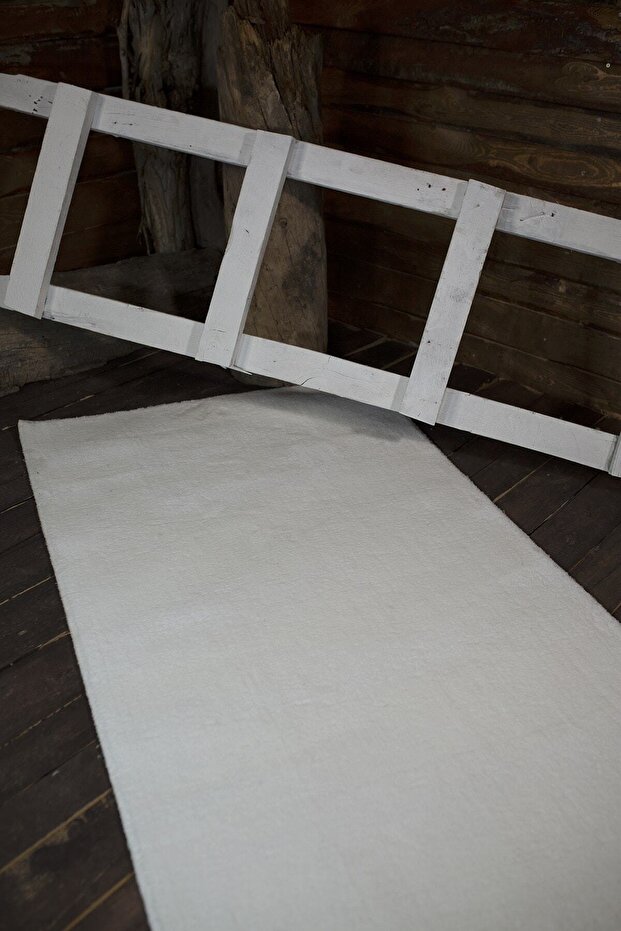 Peluş Halı Açık Krem - 1