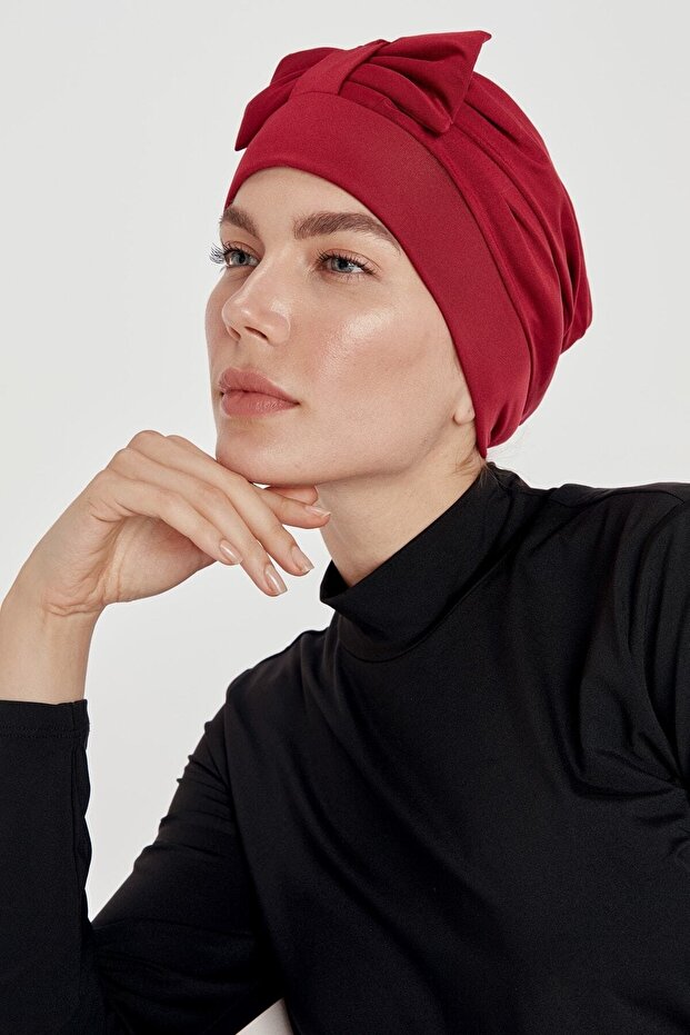 Women's Claret Red Bonnet 9SM014Z8