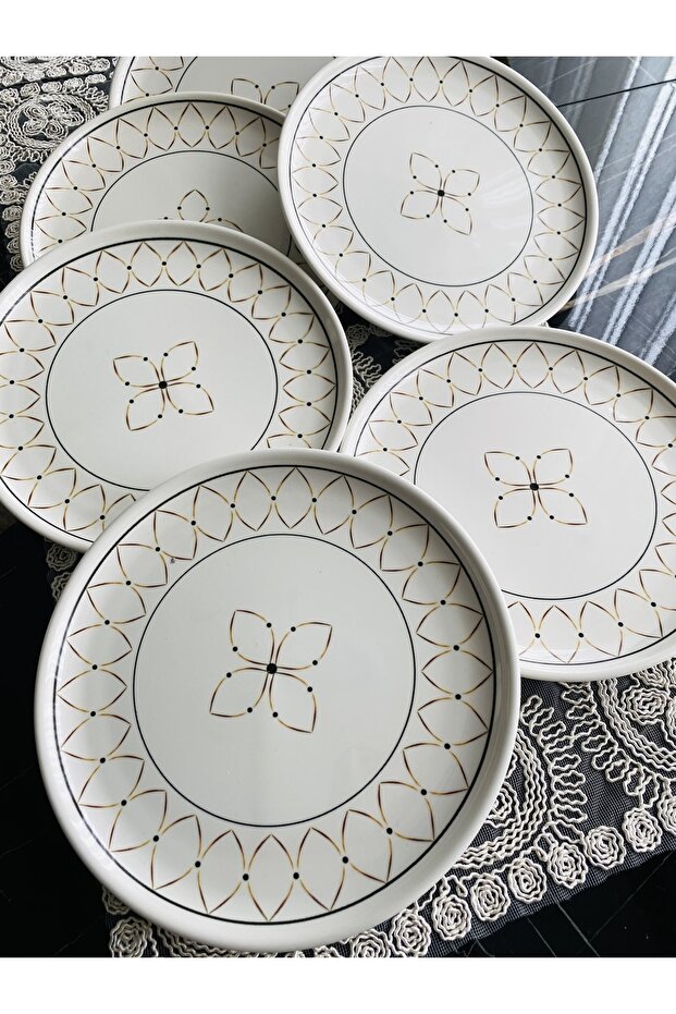 Gold Elips 6’lı Servis Tabağı - 3