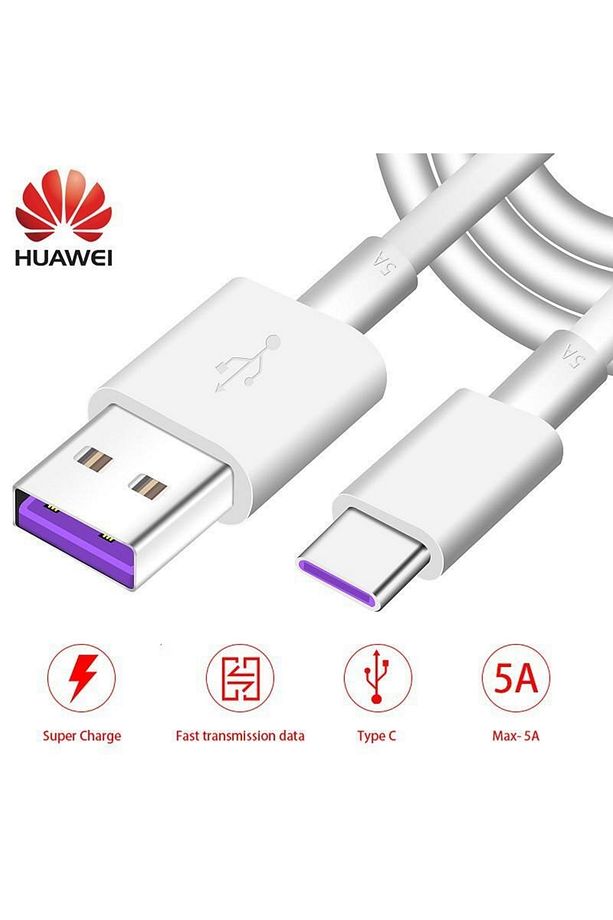 Usb Type C Girişli Süper Orjinal Hızlı Şarj Ve Data Kablosu 5a Kutu Çıkması Mor Kablo - 4