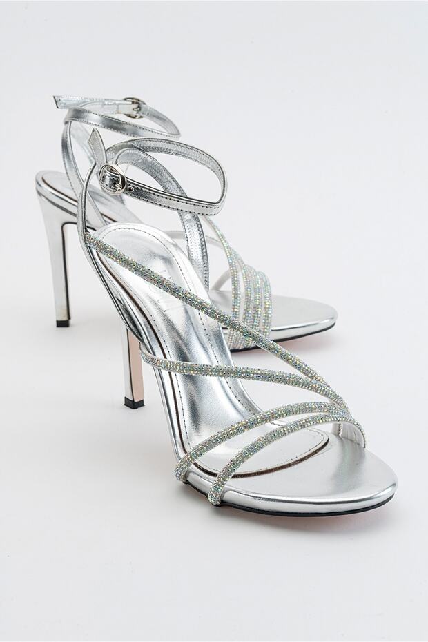 Leedy Silver Women's Heeled Shoes