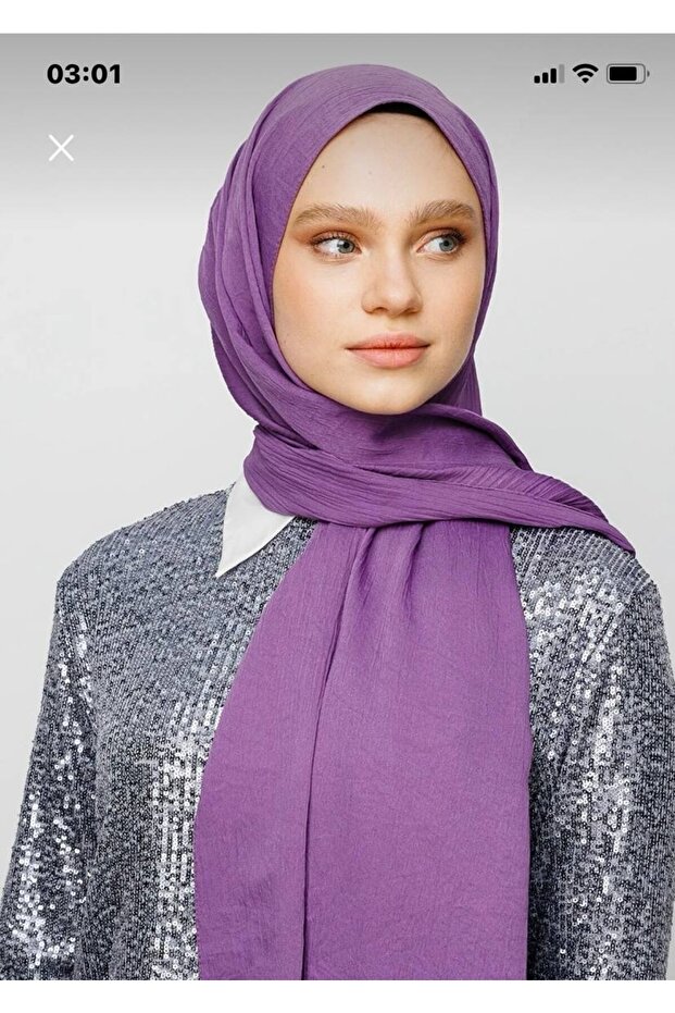 Krinkıl Medine Ipeği Şal - 1