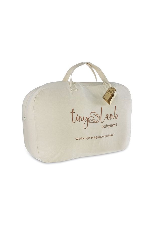 Unisex Lamb 2 Parça Babynest Seti Ortopedik Uyku Yatağı - 5