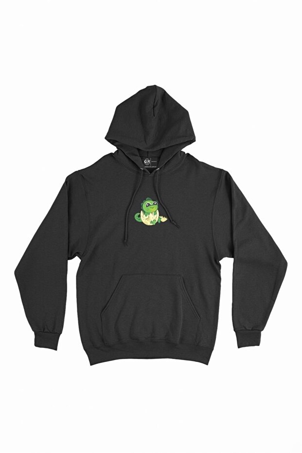 Baby Dinosaur Minimal Hooded Sweatshirt Hoodie