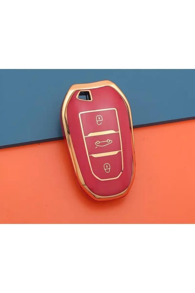 For Opel Grandland X And Peugeot 308 508 2008 3008 4008 5008 Rifter Compatible Red Quality Key Case