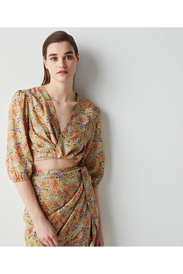 بلوزة نمط زهرة - 4