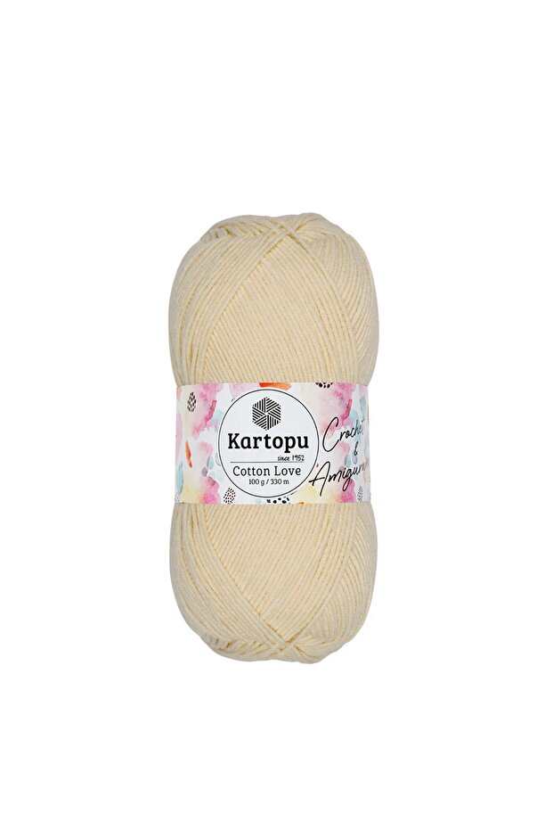Cotton Love Hand Knitted Amigurumi Floss Wool 100 Gr