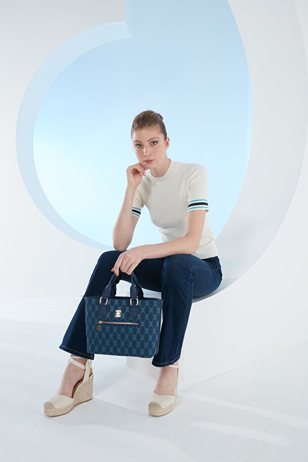 Denim Women's Shoulder Bag 05PO23Y1664
