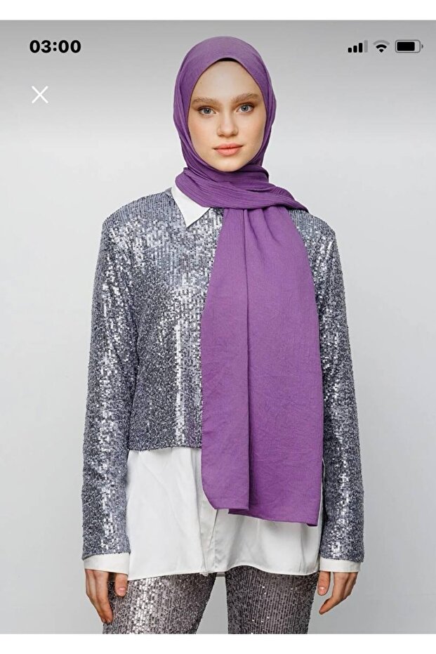 Krinkıl Medine Ipeği Şal - 5