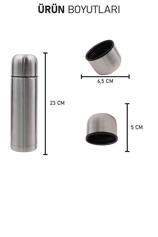 500 Ml Deri Çantalı Termos - 7